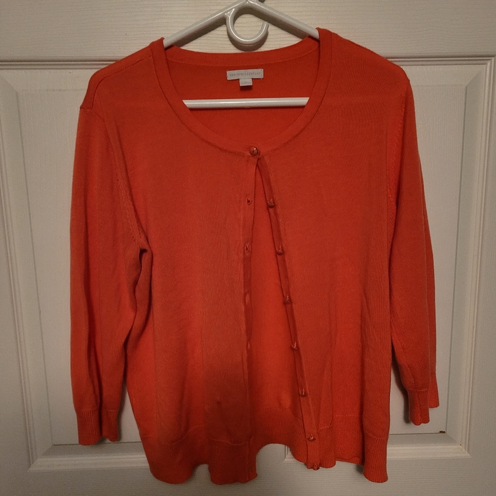 Coral 3/4 Length Sleeve Sweater
